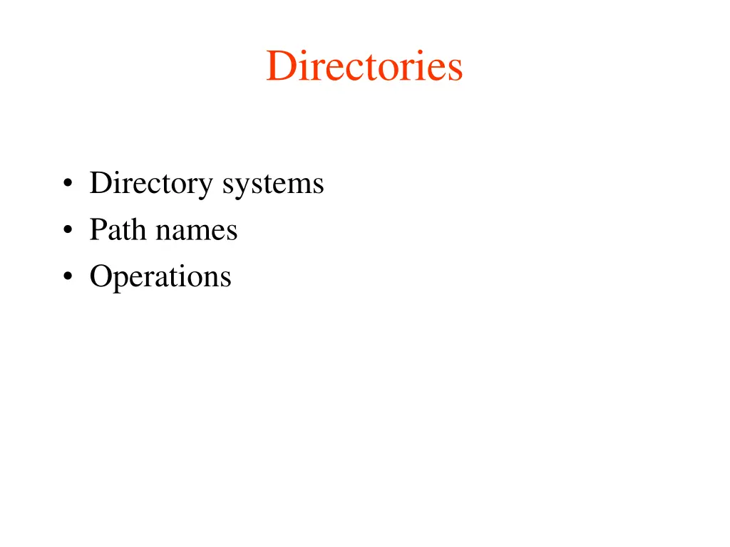 directories