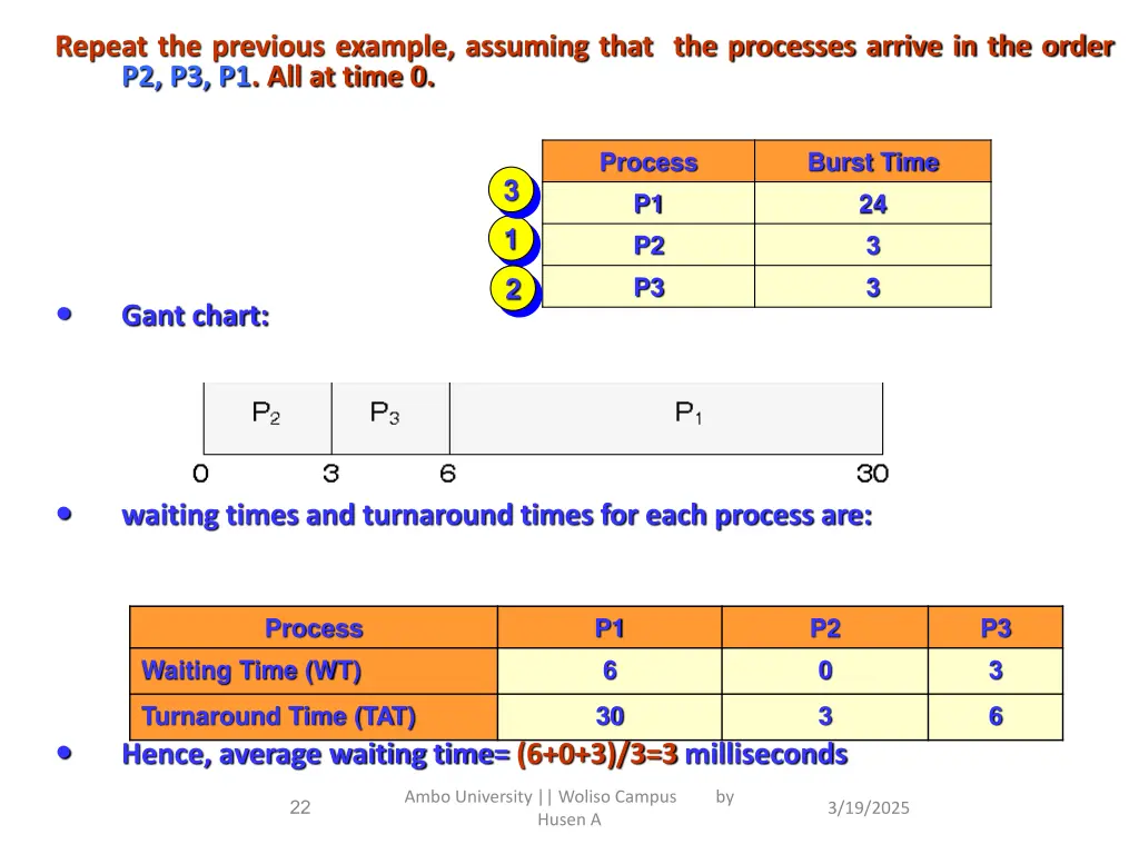 repeat the previous example assuming that
