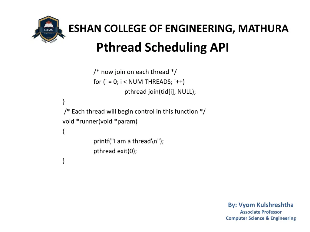 eshan college of engineering mathura pthread 1