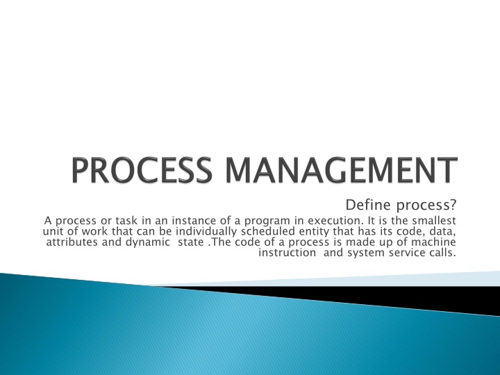 define process
