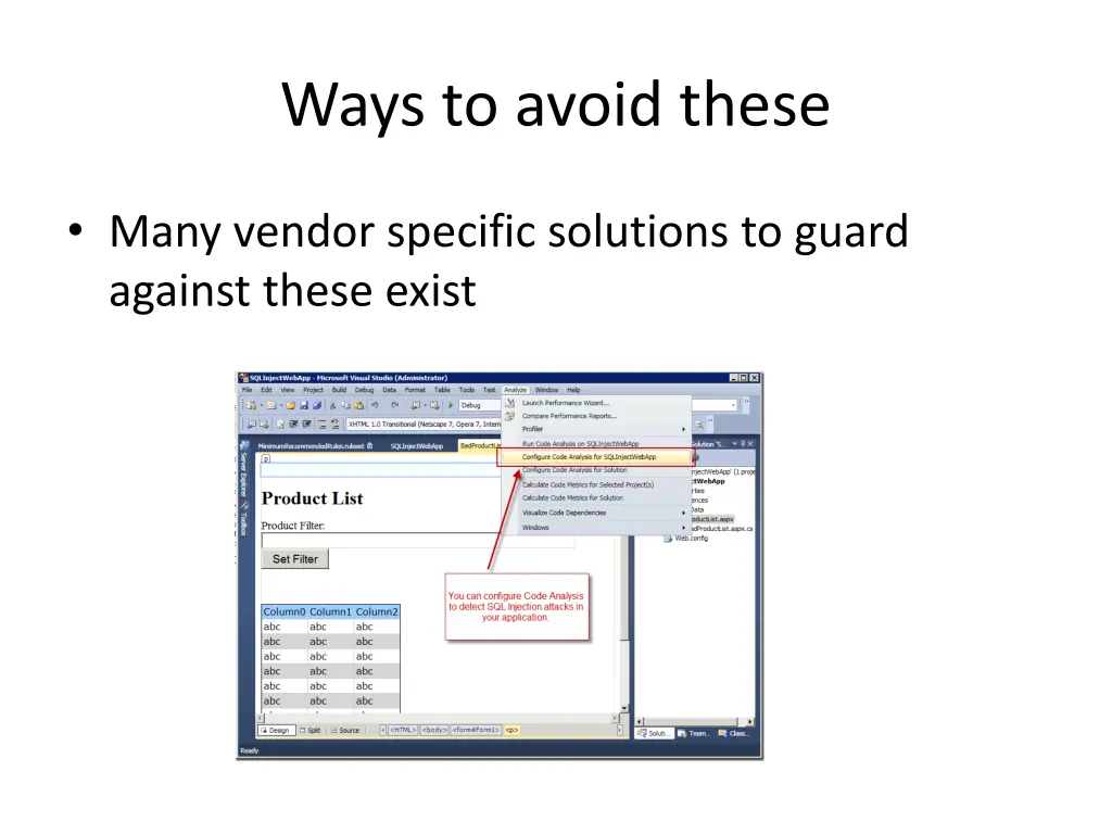 ways to avoid these