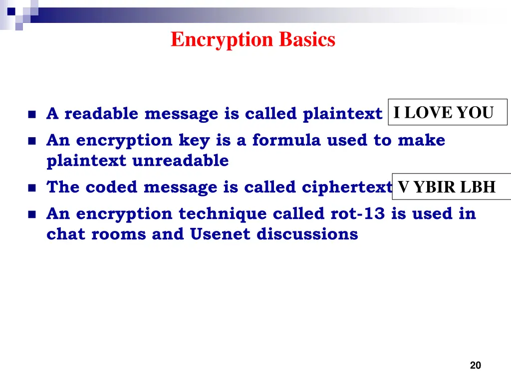 encryption basics