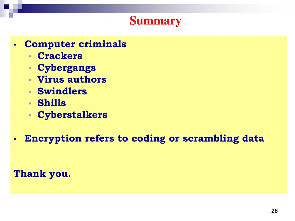 summary 1