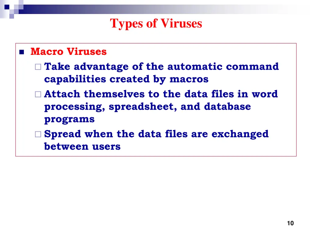 types of viruses 1
