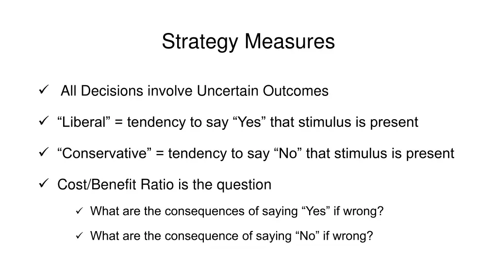 strategy measures