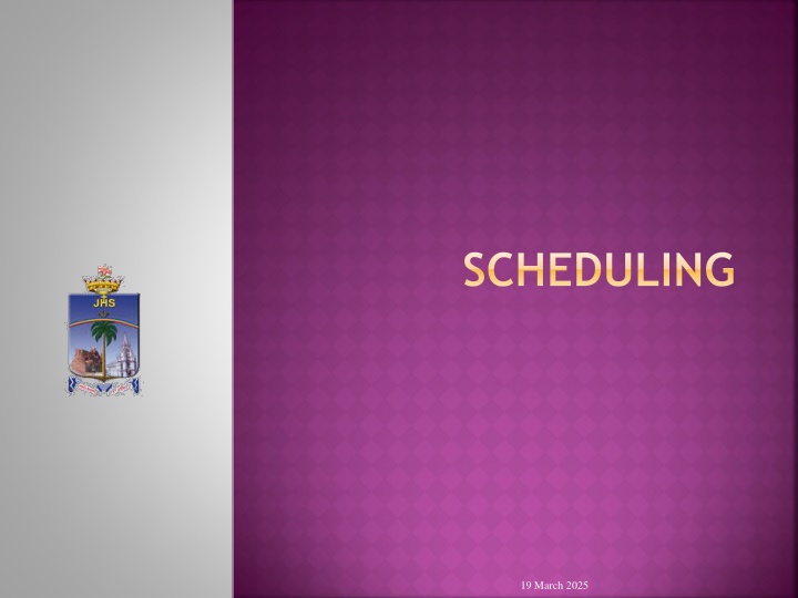 scheduling