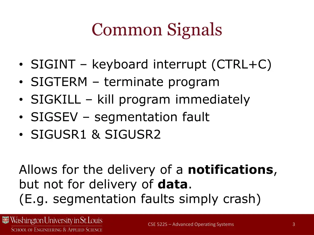 common signals
