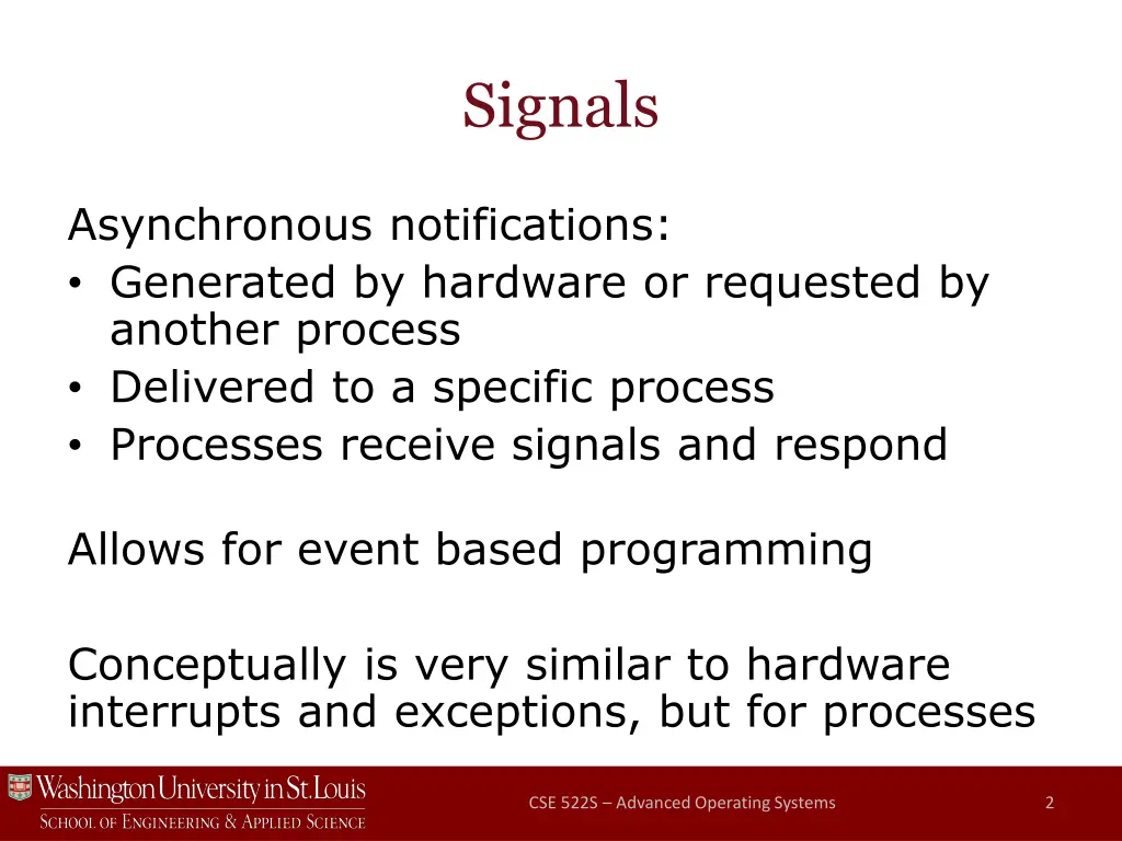 signals