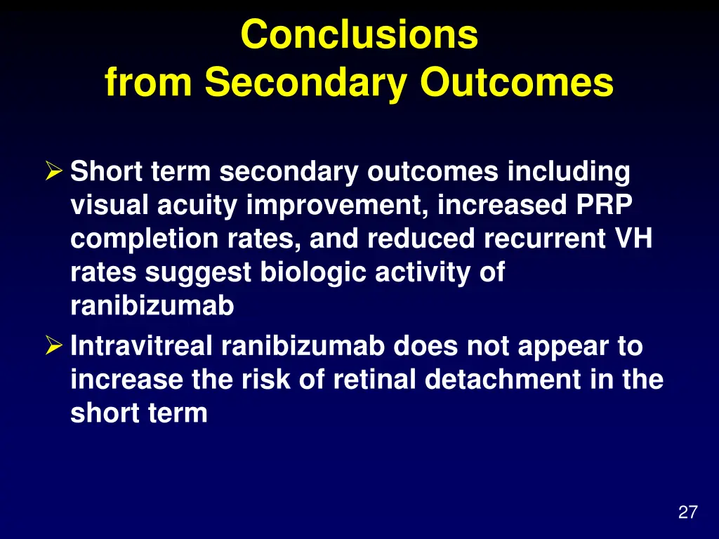 conclusions