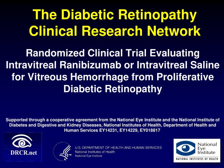the diabetic retinopathy clinical research network