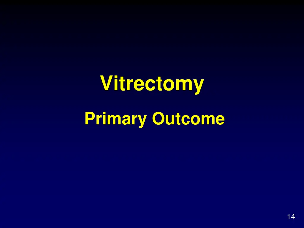 vitrectomy