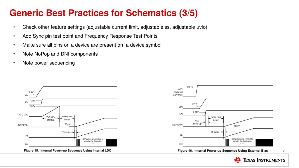 generic best practices for schematics 3 5