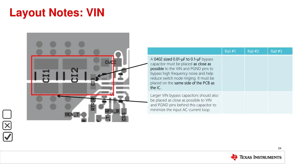 layout notes vin