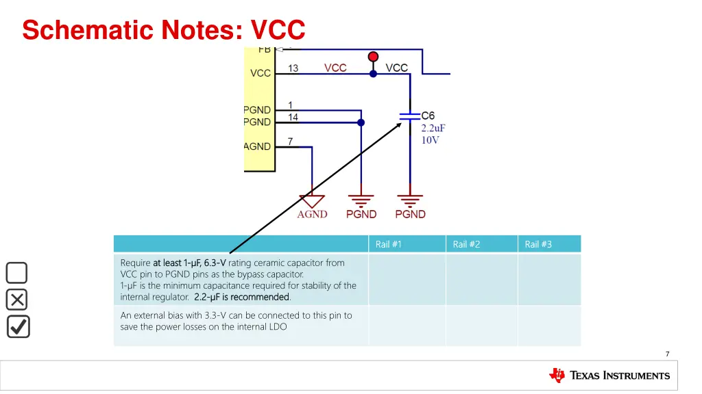 schematic notes vcc