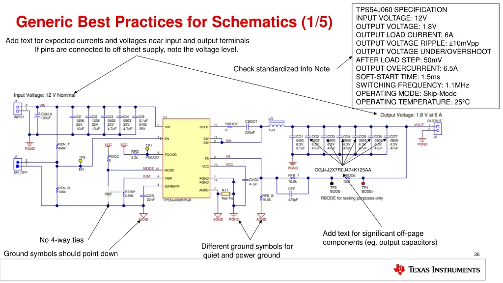 tps54j060 specification input voltage 12v output