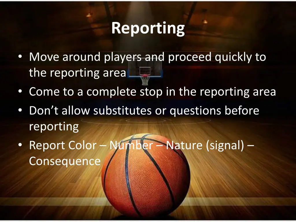 reporting