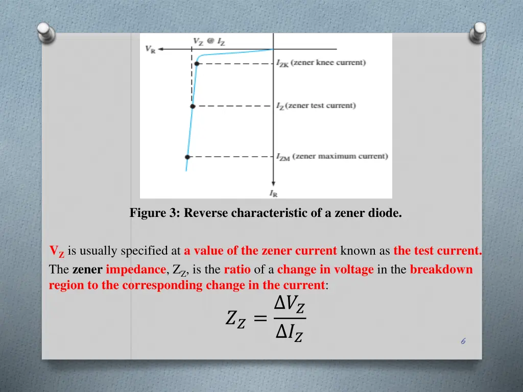 figure 3 reverse characteristic of a zener diode