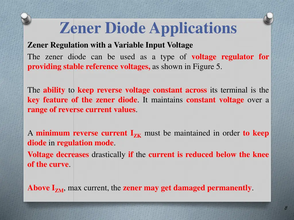 zener diode applications zener regulation with