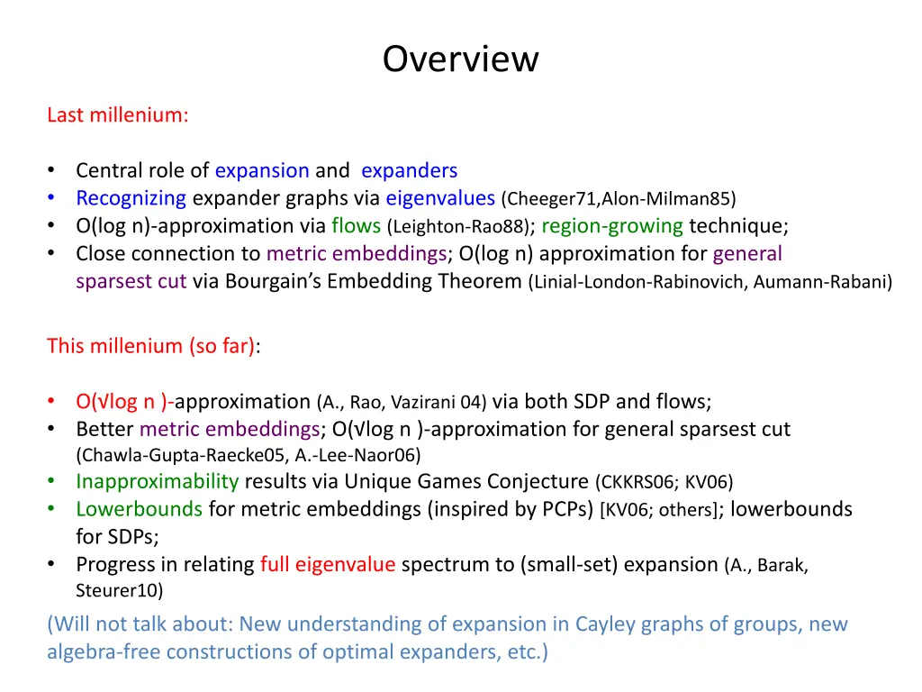 overview
