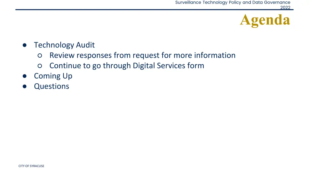 surveillance technology policy and data governance 1