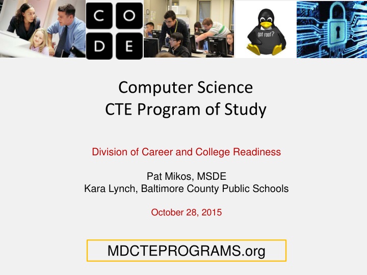 computer science cte program of study