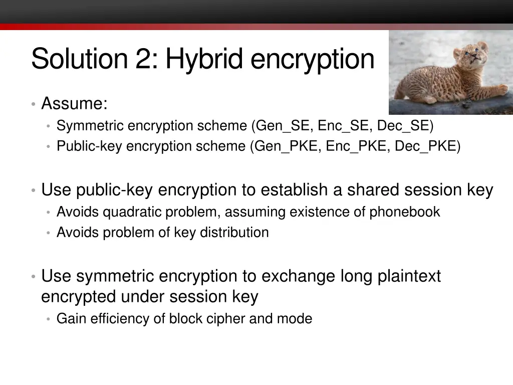 solution 2 hybrid encryption