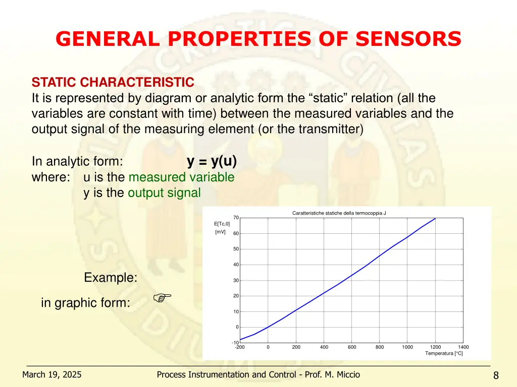 general properties of sensors 2