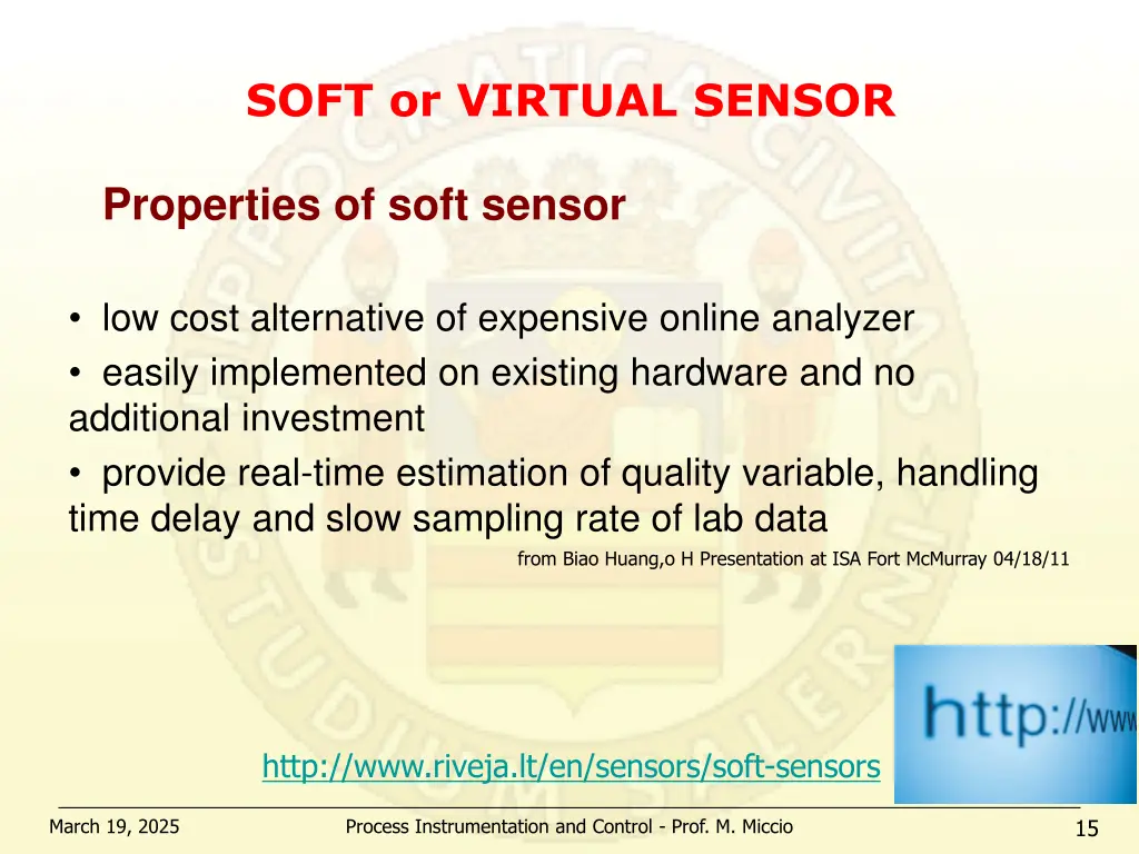 soft or virtual sensor 1