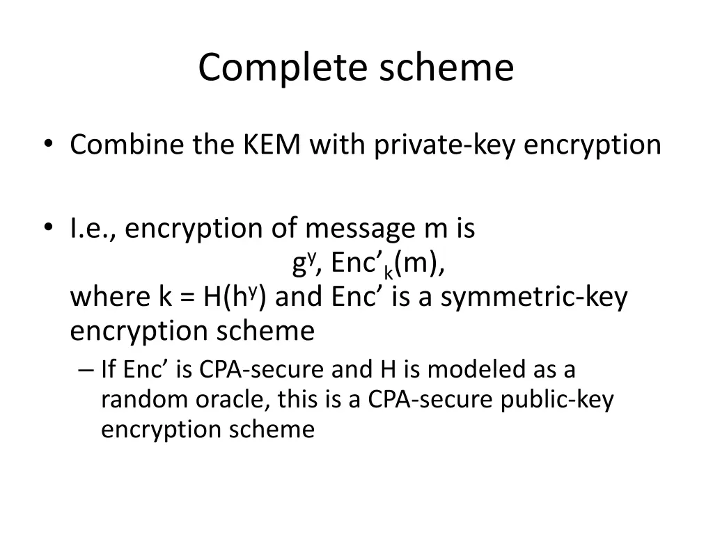 complete scheme