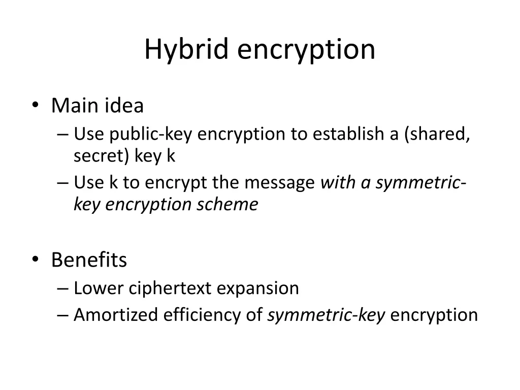 hybrid encryption 1