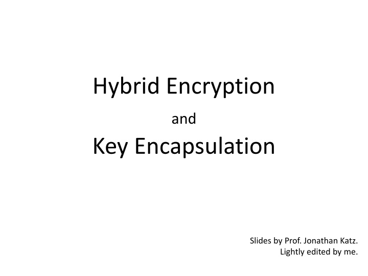 hybrid encryption