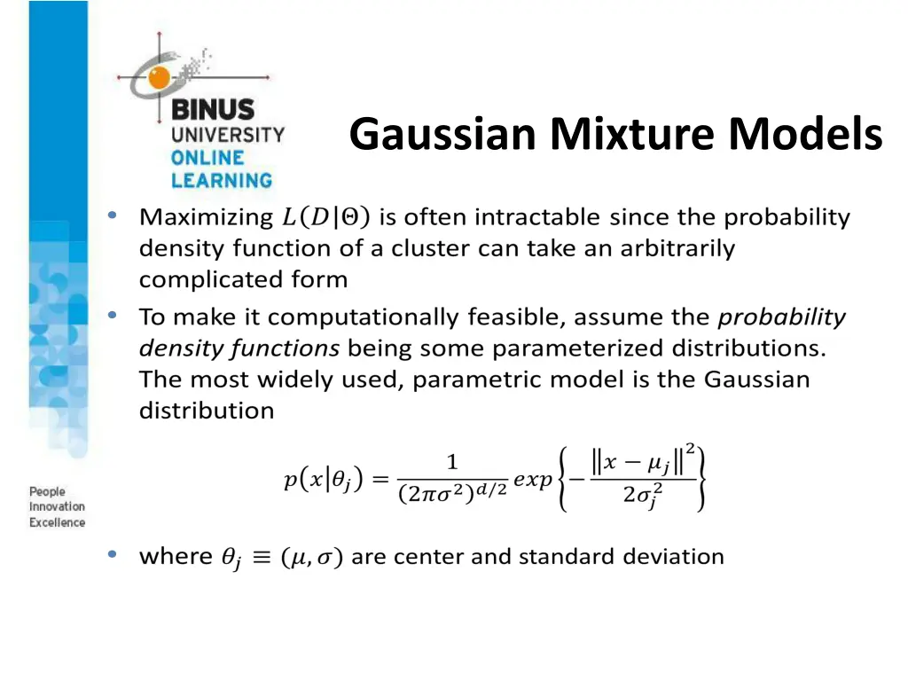 gaussian mixture models