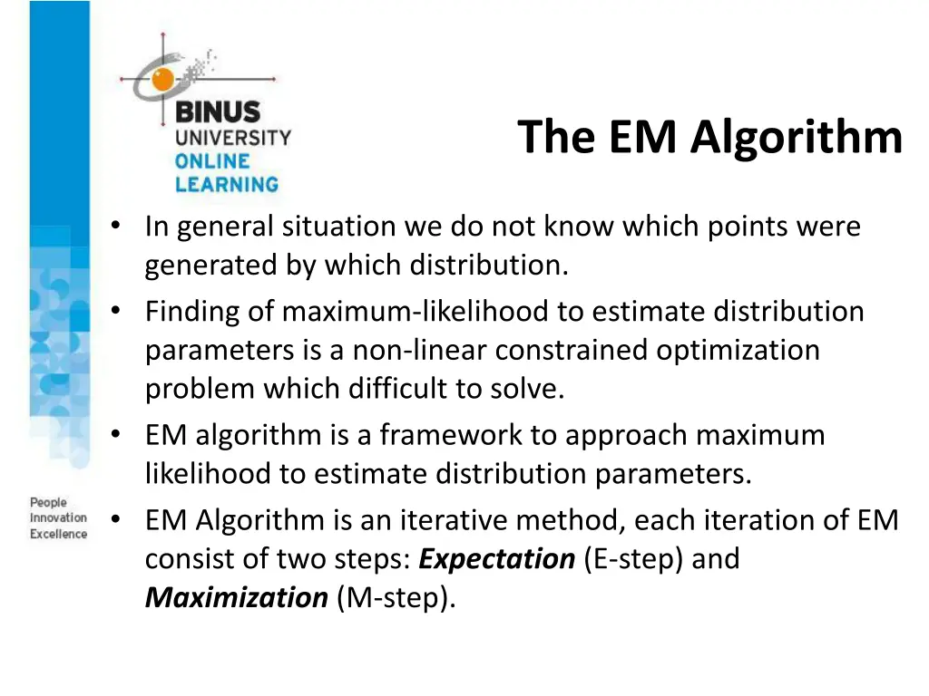 the em algorithm