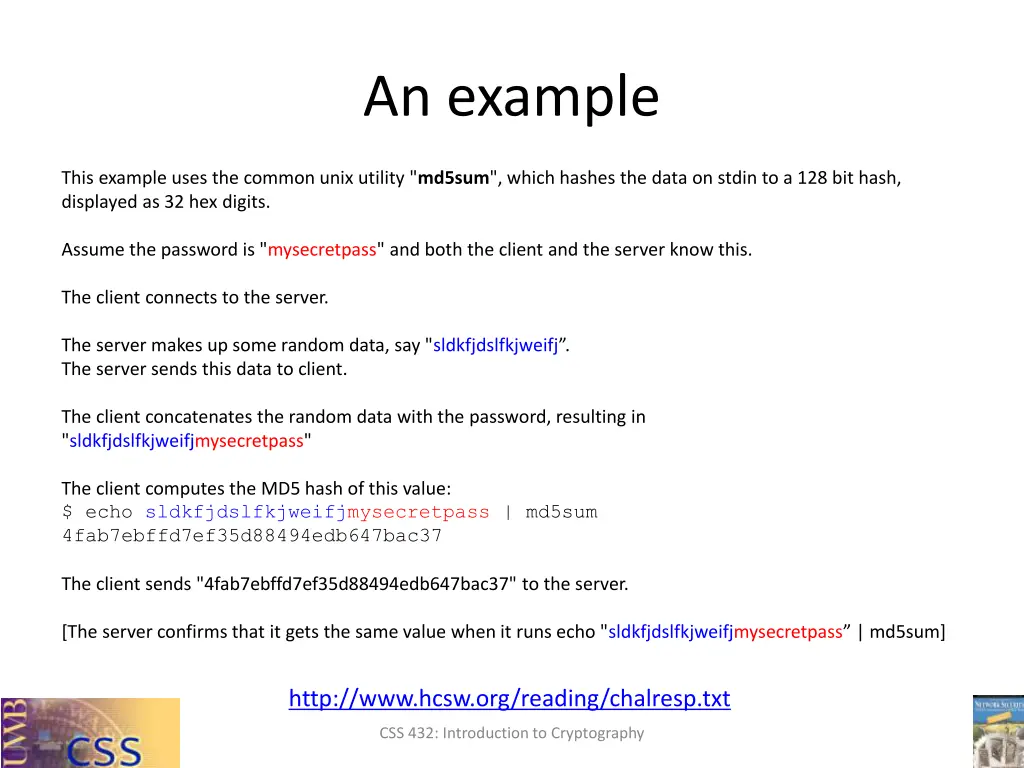 an example