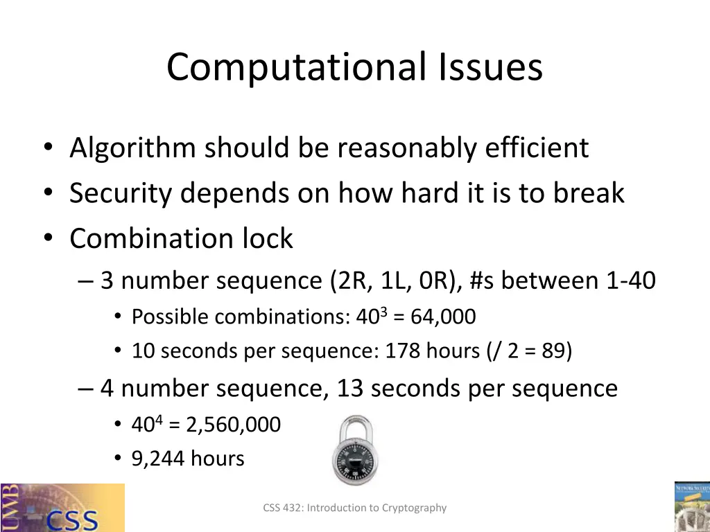 computational issues 4
