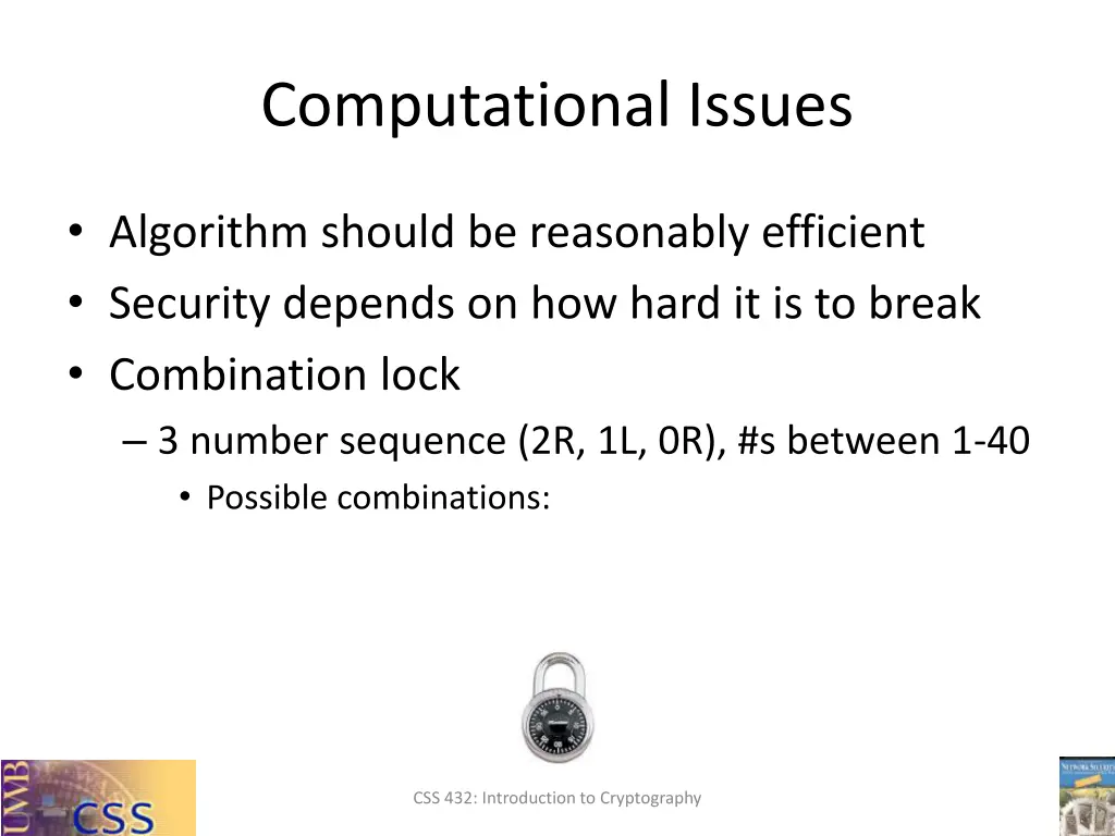computational issues