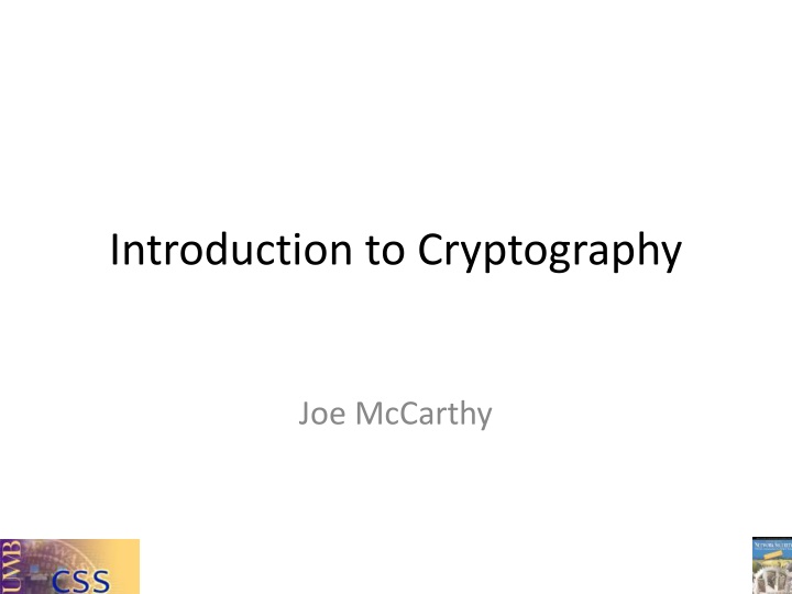 introduction to cryptography