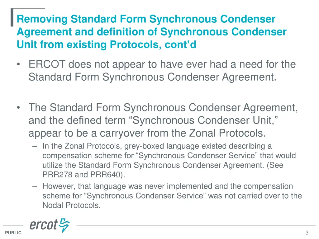 removing standard form synchronous condenser 1