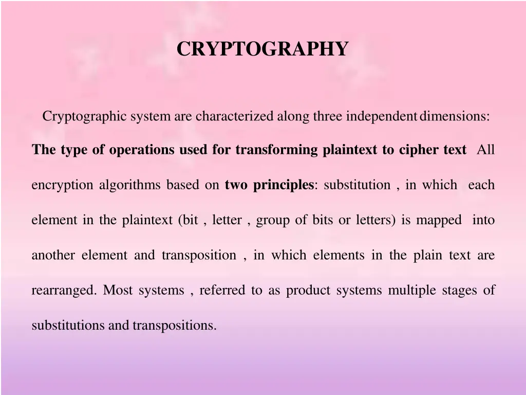 cryptography
