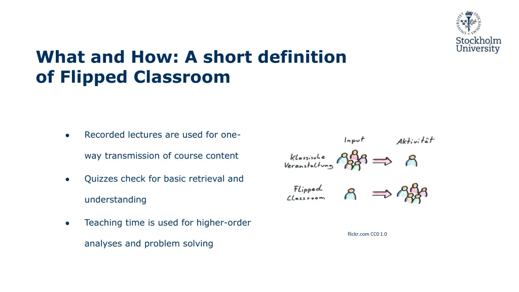 what and how a short definition of flipped