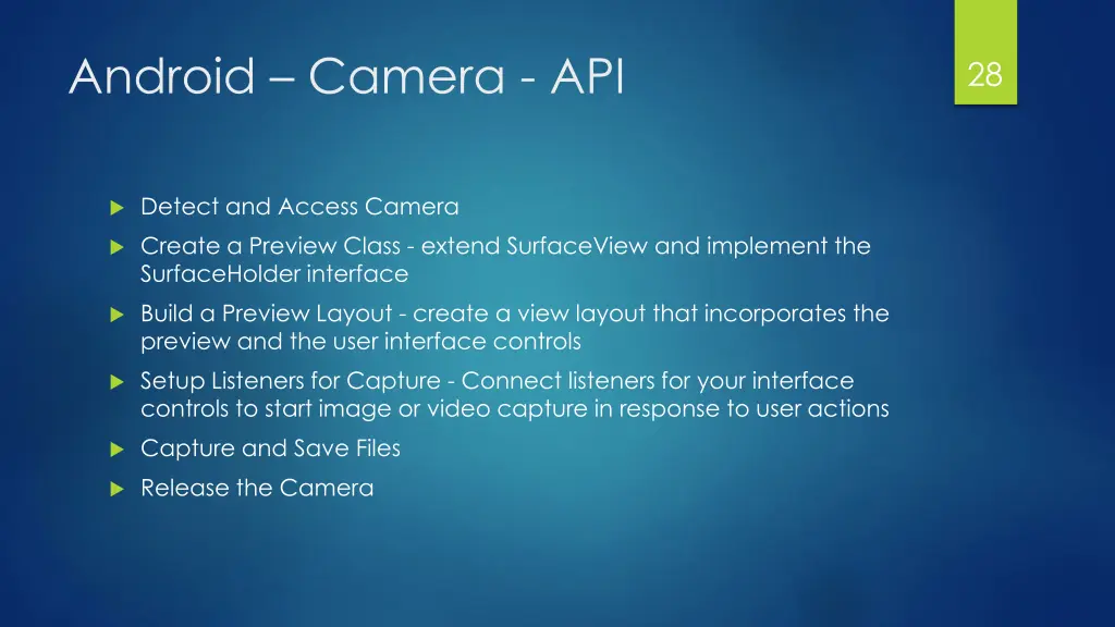 android camera api 1