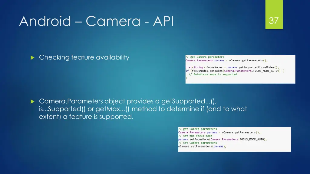 android camera api 10