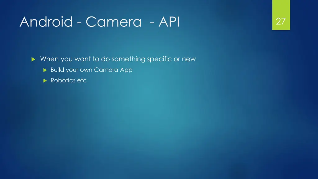android camera api