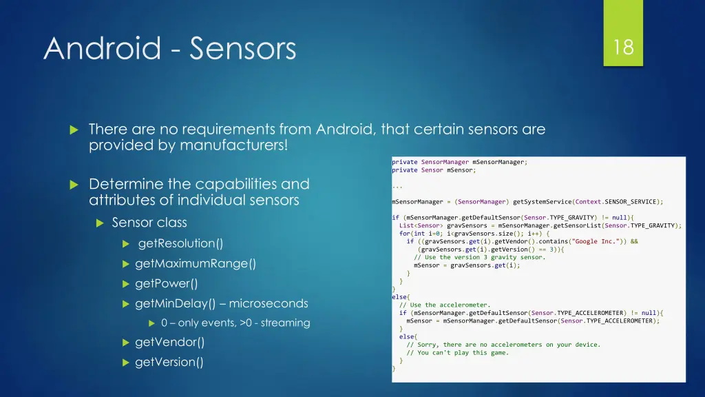 android sensors 5