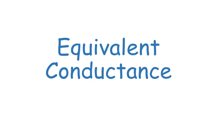 equivalent conductance