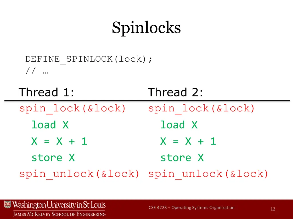 spinlocks 1
