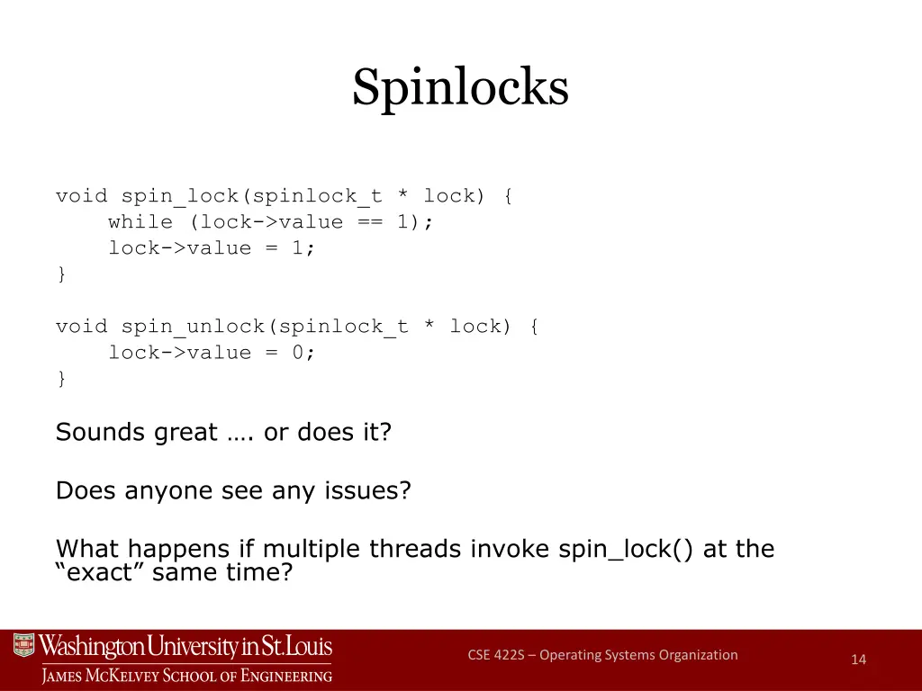 spinlocks 3