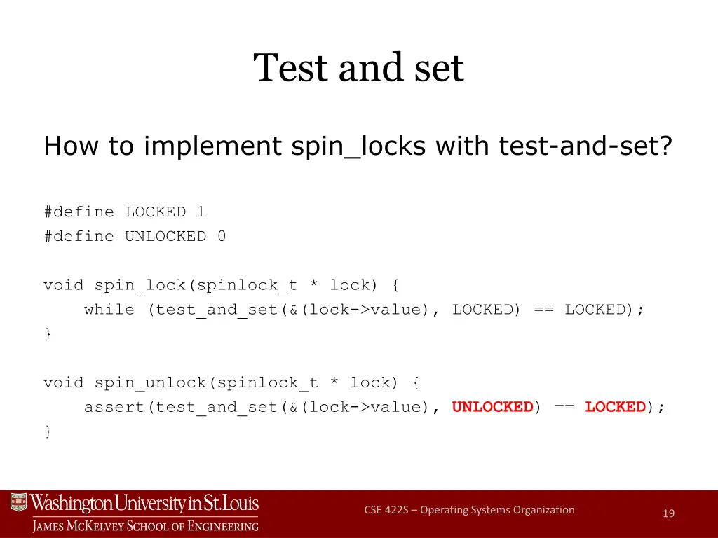 test and set 3