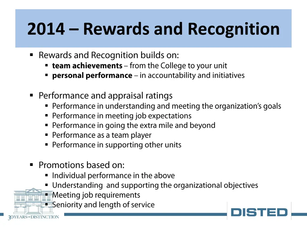 2014 rewards and recognition