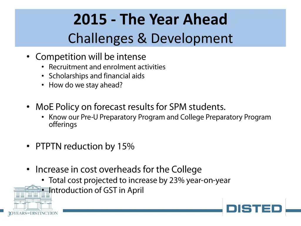 2015 the year ahead challenges development